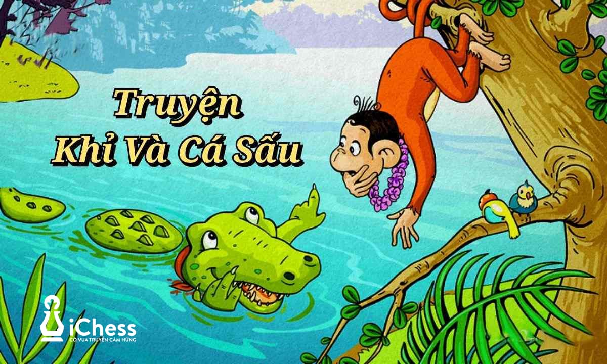 Truyện cổ tích Khỉ và Cá sấu